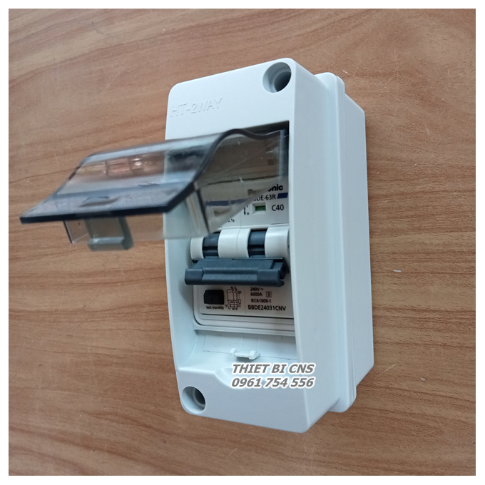Bộ Aptomat - Cầu dao chống giật (RCBO) Panasonic 2P 40A - 63A/ 30mA ...