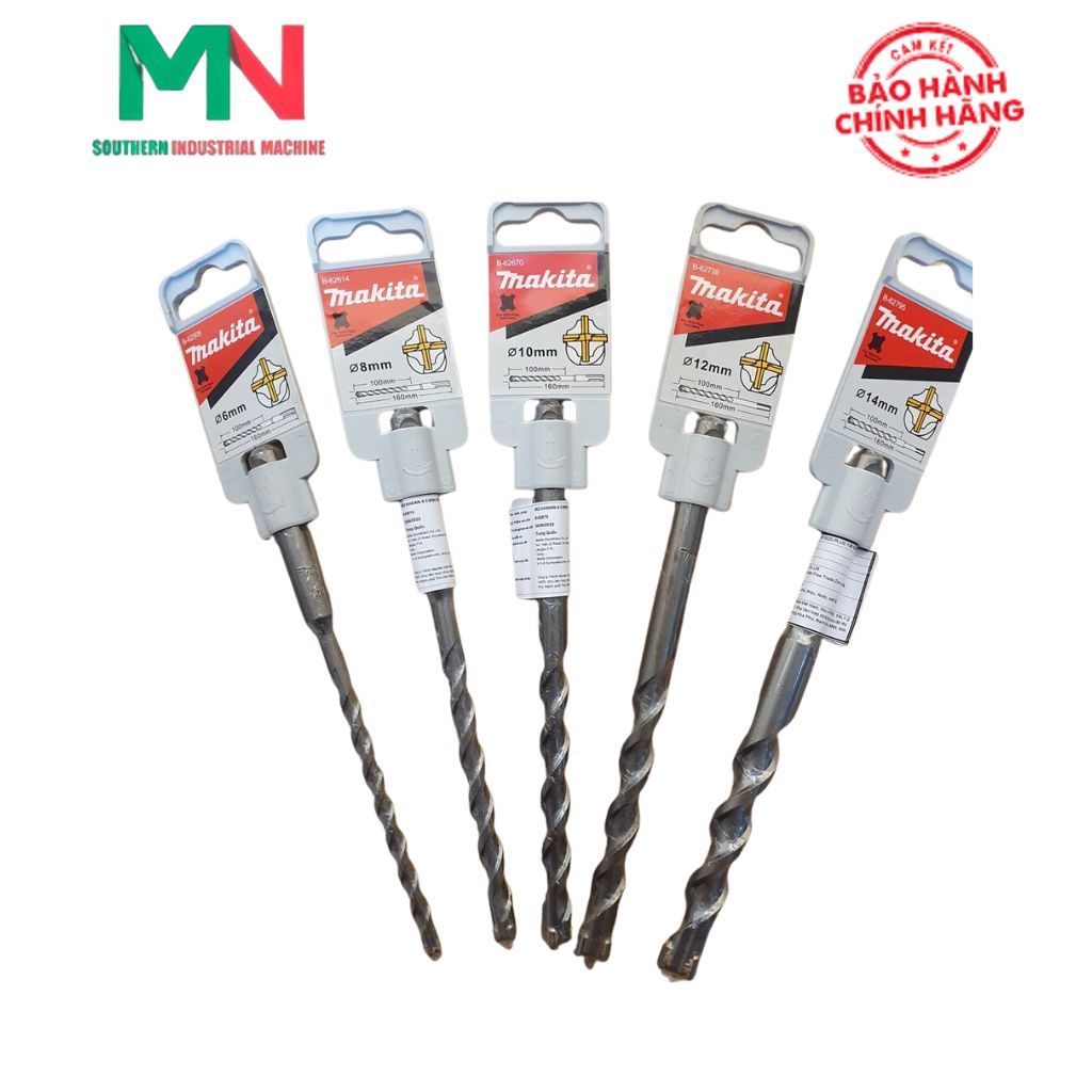 Mũi khoan 4 cạnh SDS-PLUS MAKITA B-62795,B-62739, B-62670, B-62614, B ...