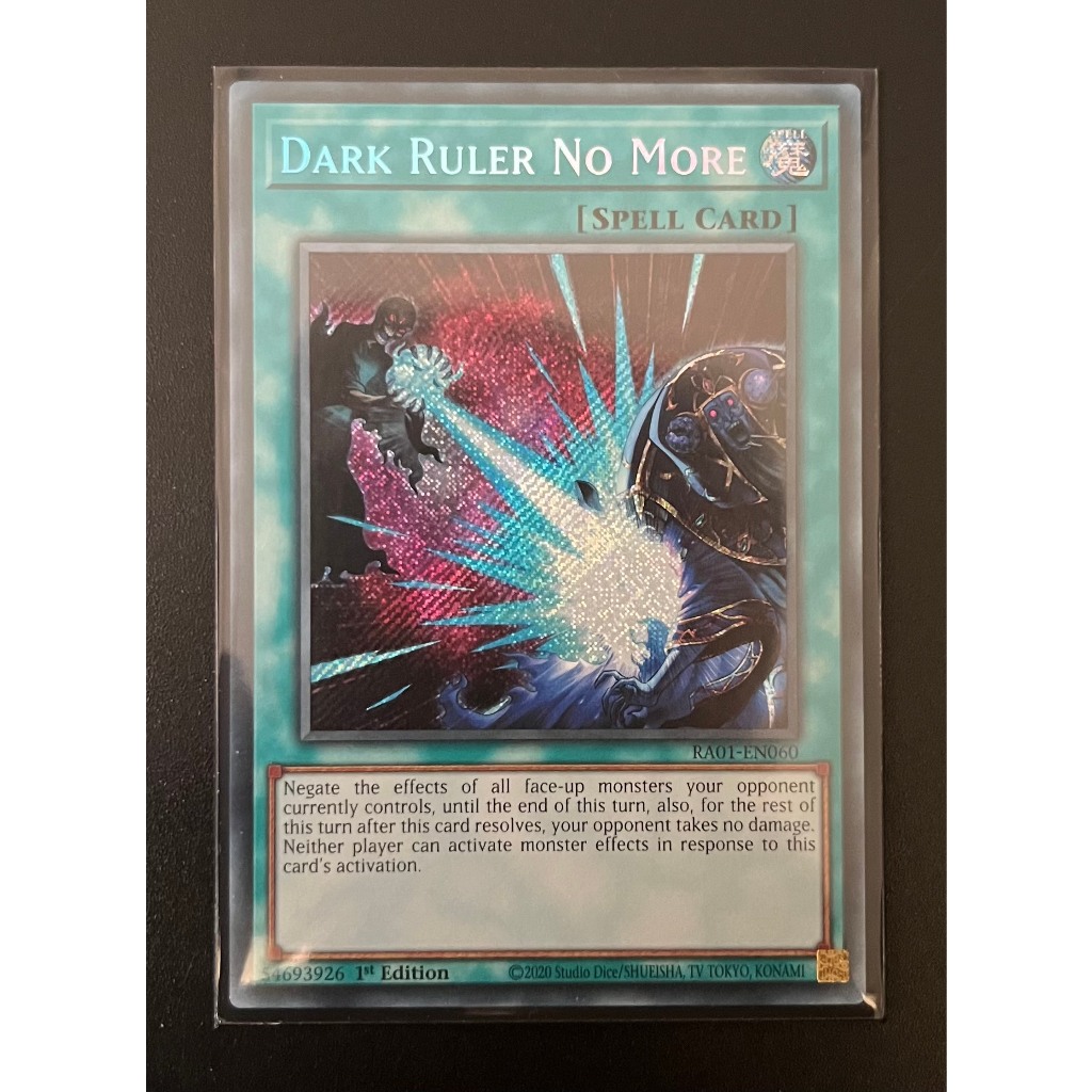[Thẻ bài Yugioh] - [TCG-UK] - [RA01-EN060] Dark Ruler No More | Shopee ...