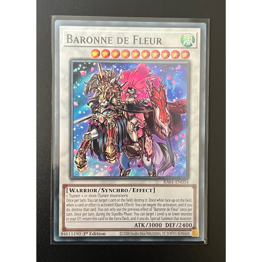 Yu-Gi-Oh! - Card Baronne De Fleur Rare RA01-EN034 Secret Rare English