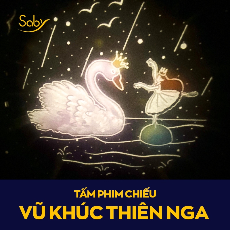 Ảnh Đèn ngủ chiếu sao Saby Dreamz pin sạc, tự động xoay BH 12 tháng tự chọn tấm phim chiếu quà sinh nhật 2