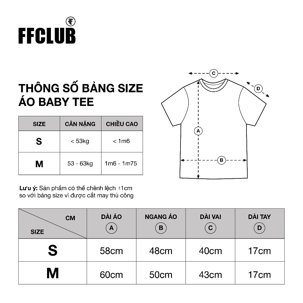 ÁO THUN BABY TEE FFCLUB MIX 6