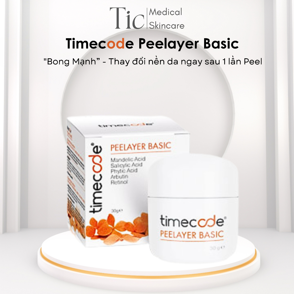 Kem Peel TIMECODE Tây Ban Nha Tái Tạo Da Chống Lão Hóa 30g - Tic ...