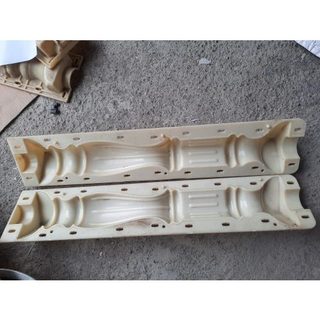 Khuôn lan can, con tiện, lộc bình tròn bụng khía 70, chất liệu nhựa abs