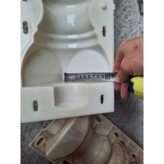 Khuôn Lan Can Tai Xoắn Cao 70 Cm Chất Liệu Nhựa Abs Phù Hợp Nhất Với Máy Đúc Ly Tâm, Có Thể Đúc Thủ Công Hoặc Bằng Máy