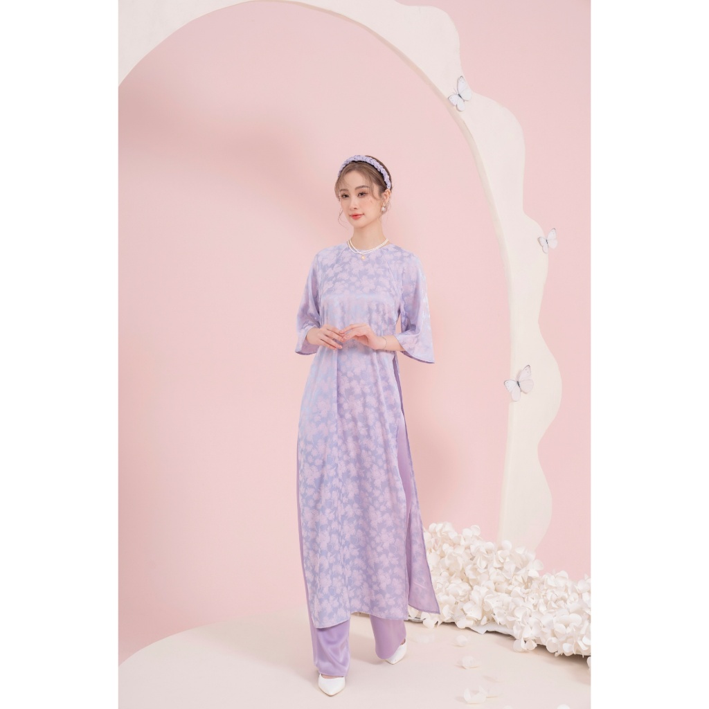 Quần áo dài lụa thiết kế JM Dress Design chất liệu mềm nhẹ 3M08.2311S ...