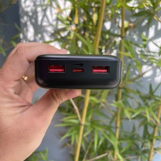 Cục Tích Điện sạc nhanh PHANTOM P16 siêu bền 20000mAh hỗ trợ QC 22.5 và PD 20W (màu ngẫu nhiên)