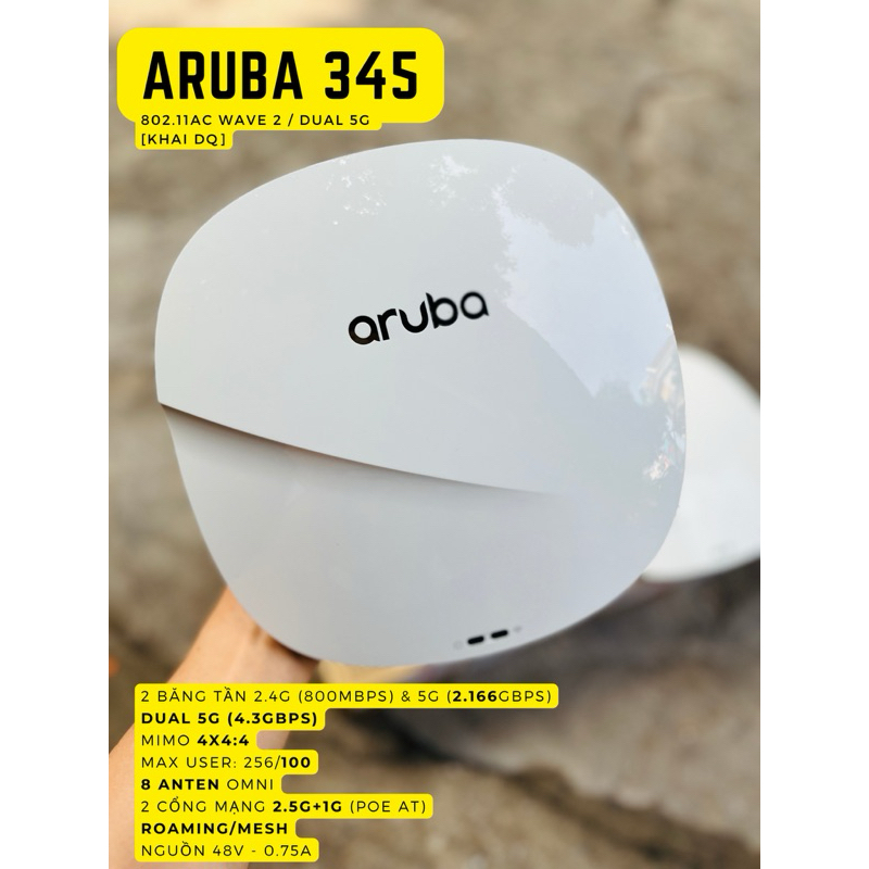 Bộ phát Wifi chuyên dụng Aruba AP IAP 335 345 Mesh Roaming | Shopee ...