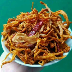 KHÔ HEO CHÁY TỎI LOẠI 1 loại hủ 500gr
