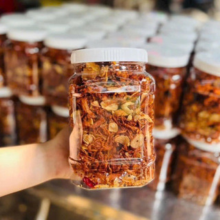 KHÔ HEO CHÁY TỎI LOẠI 1 loại hủ 500gr