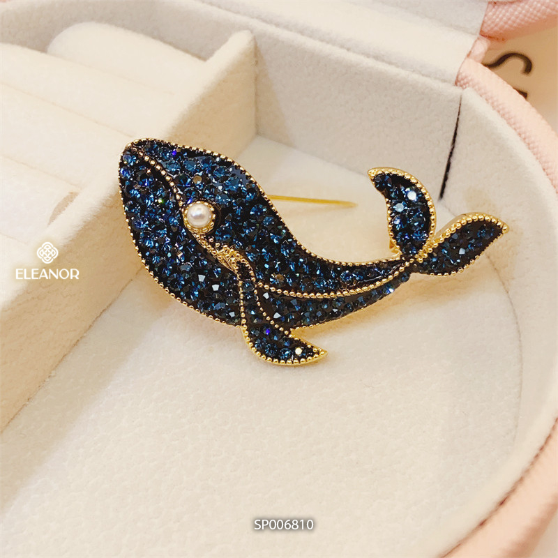 Ghim cài áo nam nữ Eleanor Accessories hình đa dạng đính đá phụ kiện thời trang 6805