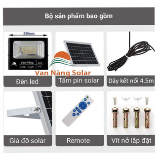 Đèn năng lượng mặt trời Vạn Năng Solar 40w