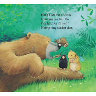 Sách tranh song ngữ Gấu thay răng - Ehomebooks