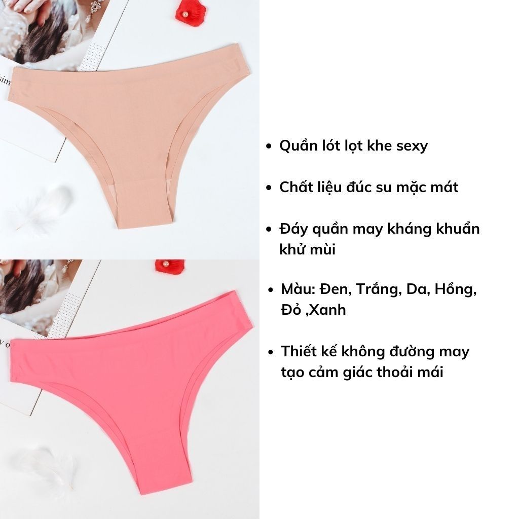Quần lót nữ chữ Y đúc su không đường may chất su mặc siêu mát tôn dáng và gợi cảm LANIXA L957