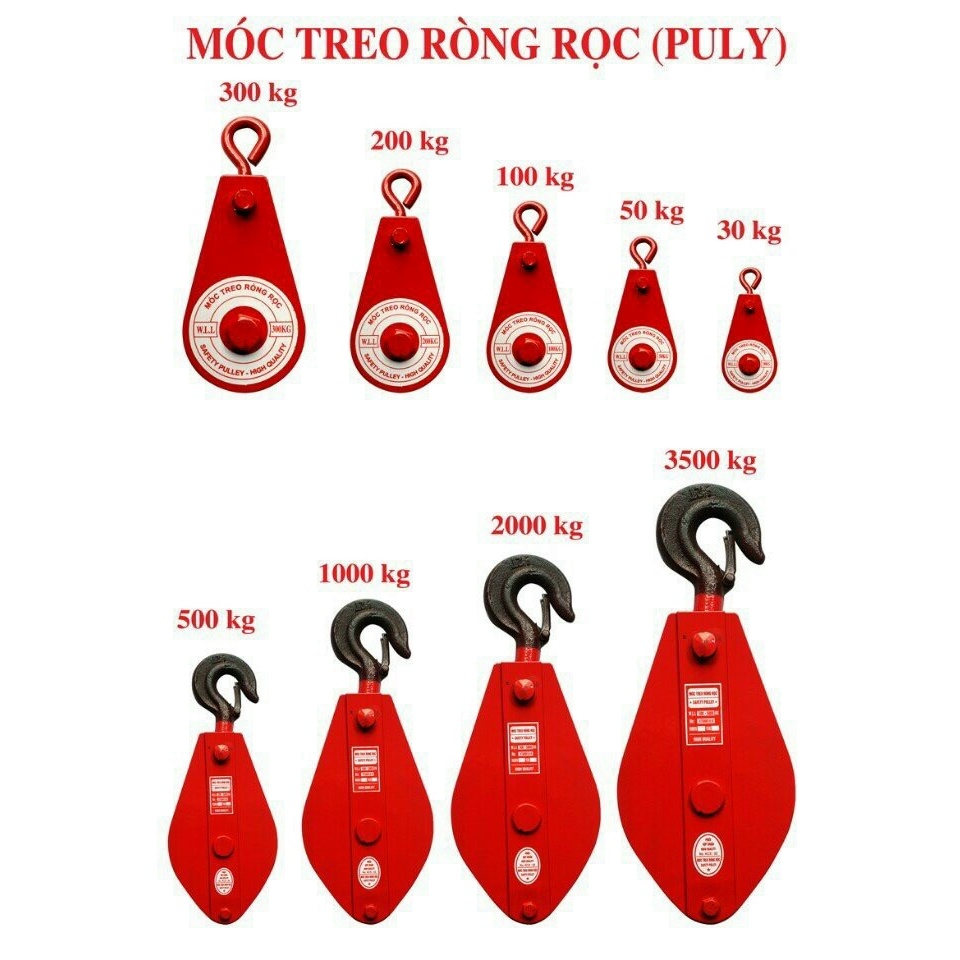 [GIÁ SỈ LIÊN HỆ] Ròng Rọc 30kg - 50kg 100kg - 200kg Cáp Thép Yến Nhi ...