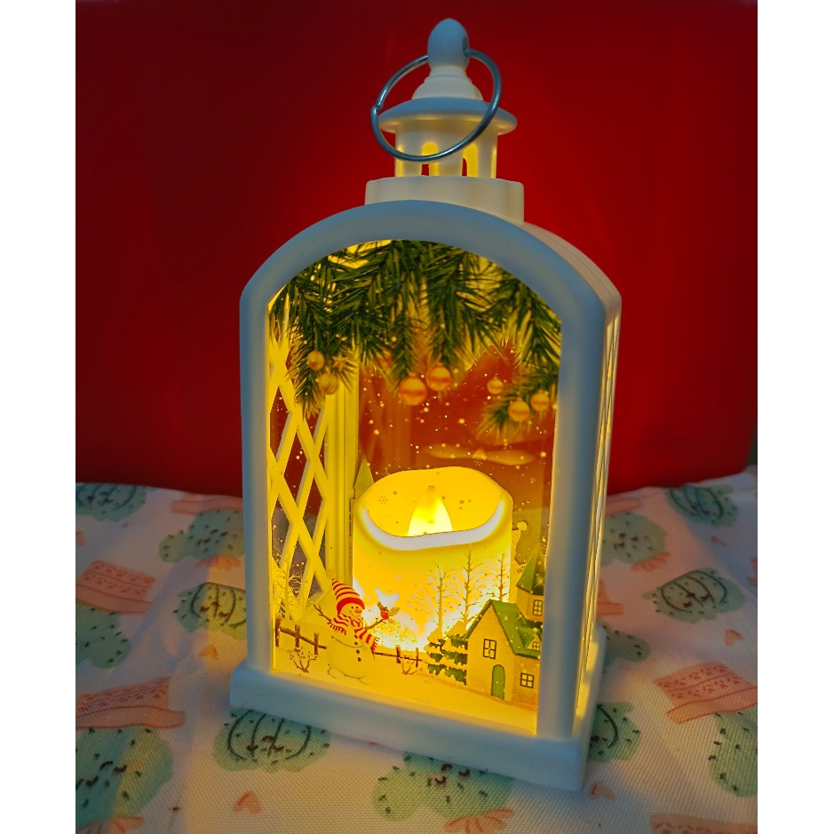 Đèn Nến cổ điển, trang trí giáng sinh, noel ấm áp