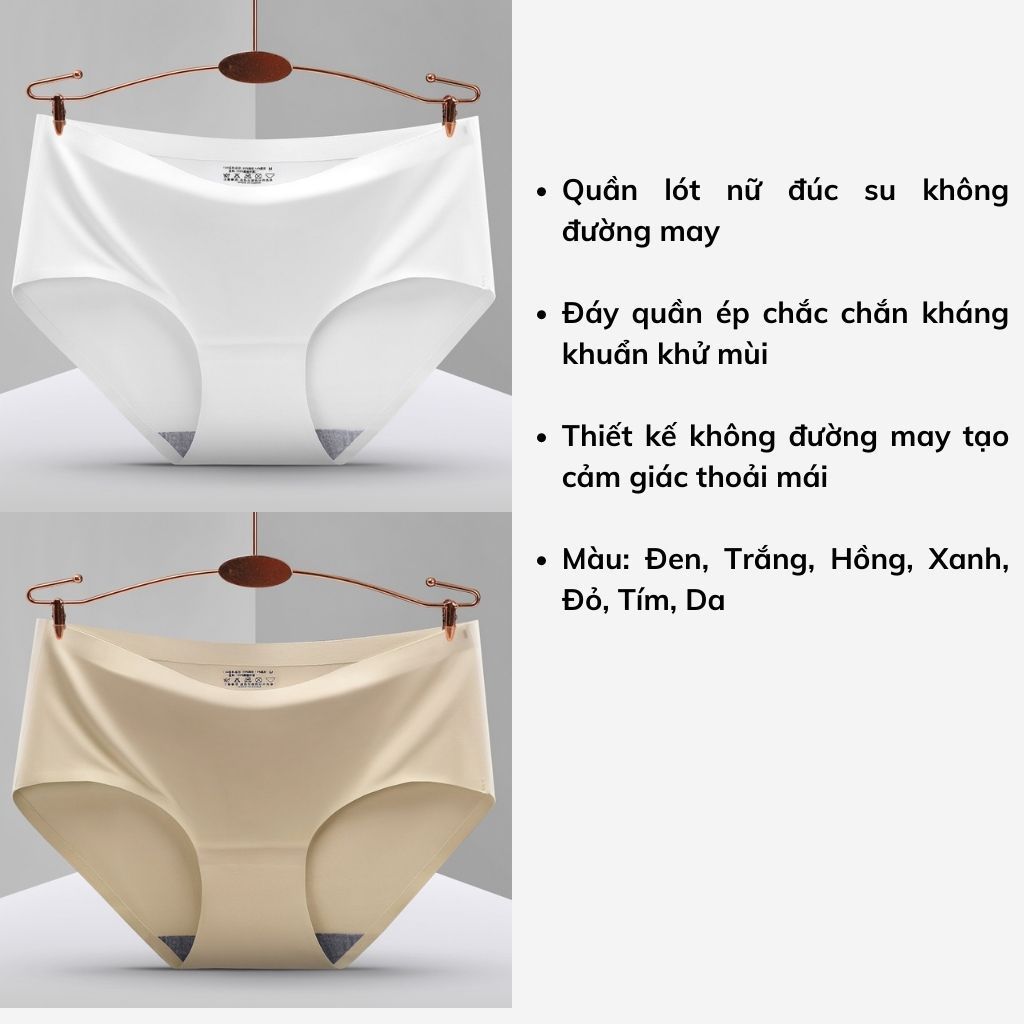 Quần lót nữ thun lạnh đúc su không đường may mặc siêu tôn dáng và thoải mái LANIXA L840