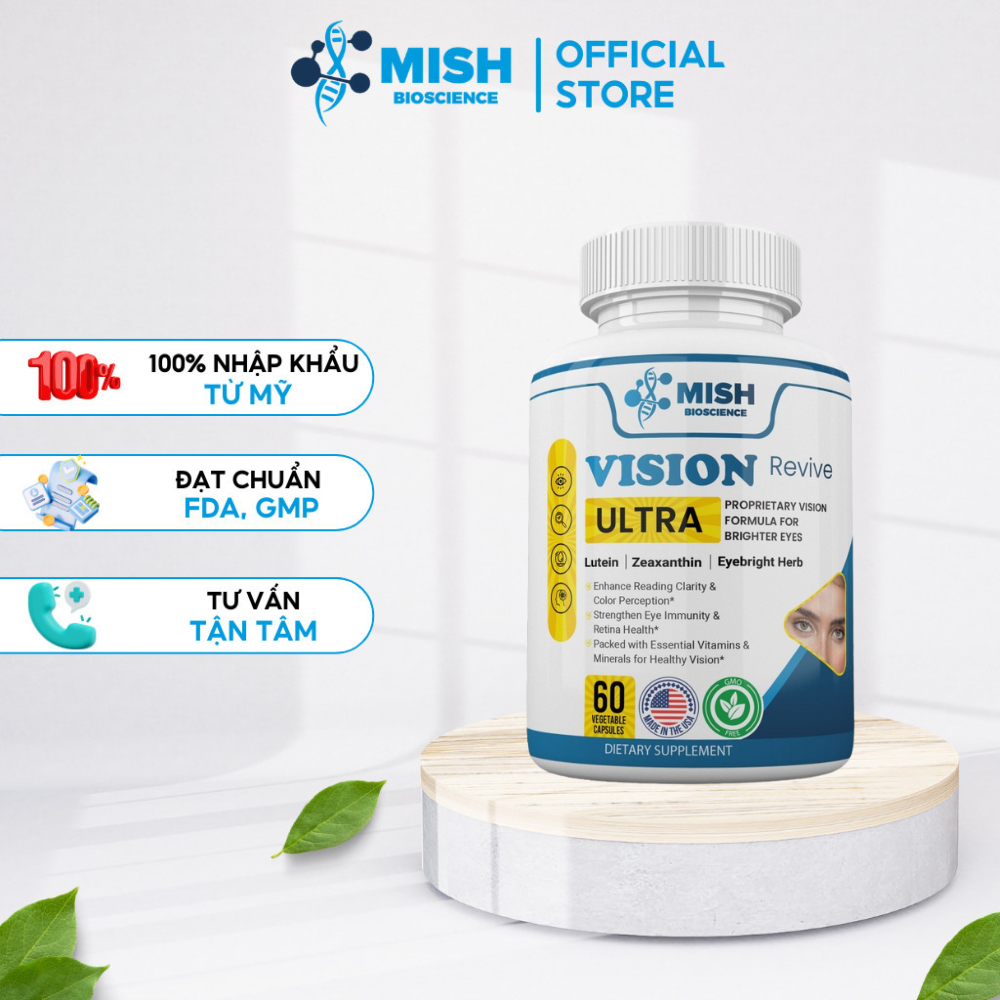 Vitamin Bổ Mắt Dành Cho Mắt Khô Và Nhạy Cảm Vision Revive Ultra