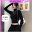 Áo Croptop Giữ Nhiệt Cổ Lọ Dài Tay RANSHI Dáng Basic 2 Màu Đen Và Trắng Dễ Phối Đồ Phong Cách Cá Tính - RA203