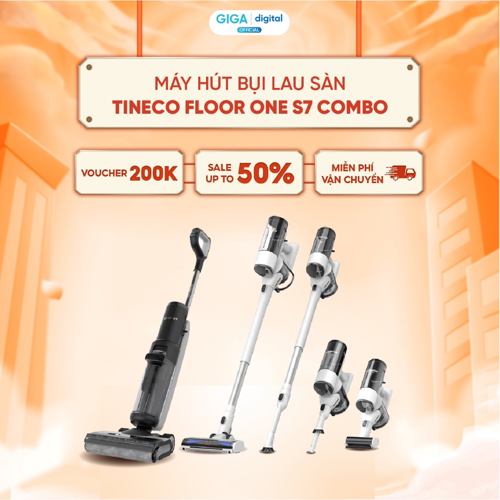 Máy hút bụi lau sàn Tineco Floor One S7 Combo - Giá tốt