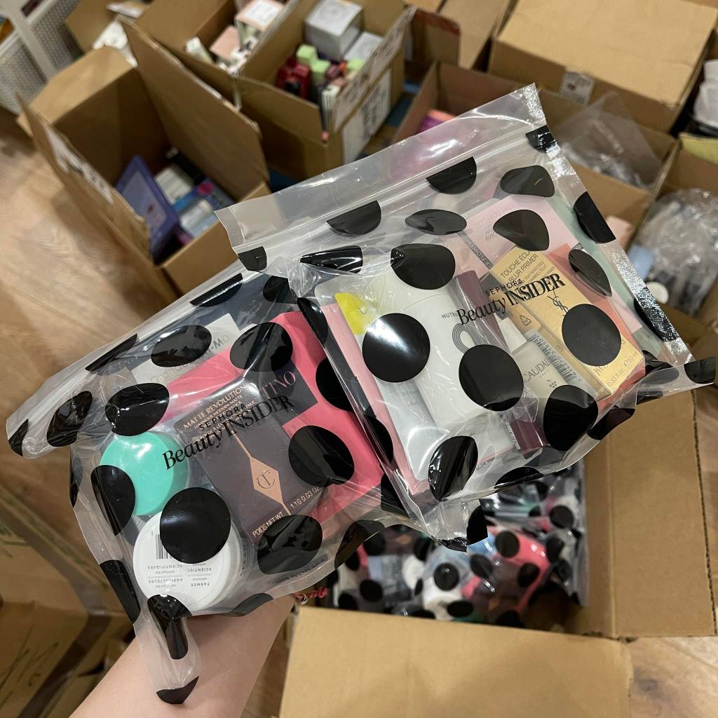 Set mỹ phẩm và sample Sephora Cyber bag các loại Shopee Việt Nam