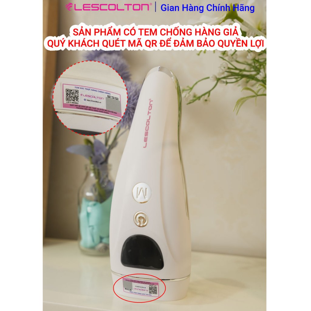 Ảnh Máy triệt lông lạnh 9 MỨC mini vĩnh viễn LESCOLTON  tích hợp 3 chức năng triệt lạnh,trẻ hóa da, hỗ trợ trị thâm 2024 2