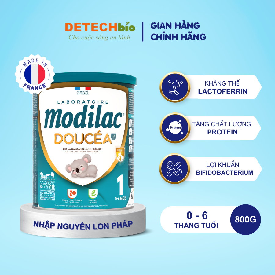 Sữa bột Modilac Doucéa 1 Nội Địa Pháp 400g