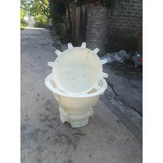 Khuôn đúc chậu tròn rộng 69 cm chất liệu nhựa abs