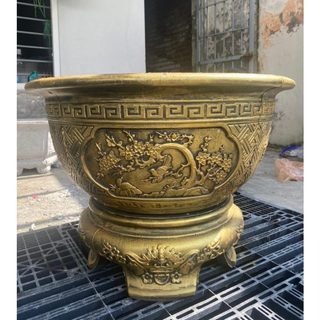 Khuôn đúc chậu tròn rộng 69 cm chất liệu nhựa abs