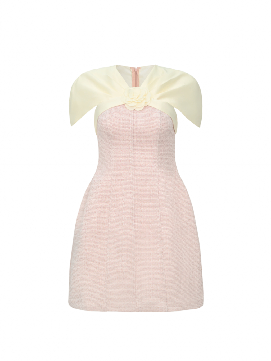 Đầm Tweed thiết kế JM Dress Design dáng A tay phối xếp ly chất liệu cao ...