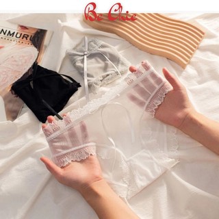 Quần lót nữ ren thun lạnh kháng khuẩn gắn nơ Q 309 BC_CHIC LINGERIE