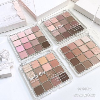 [HOLD LIVE] Bảng phấn mắt 16 Ô HOLD LIVE Sunset Magic, Tone màu Pastel, nhẹ nhàng (HL716)