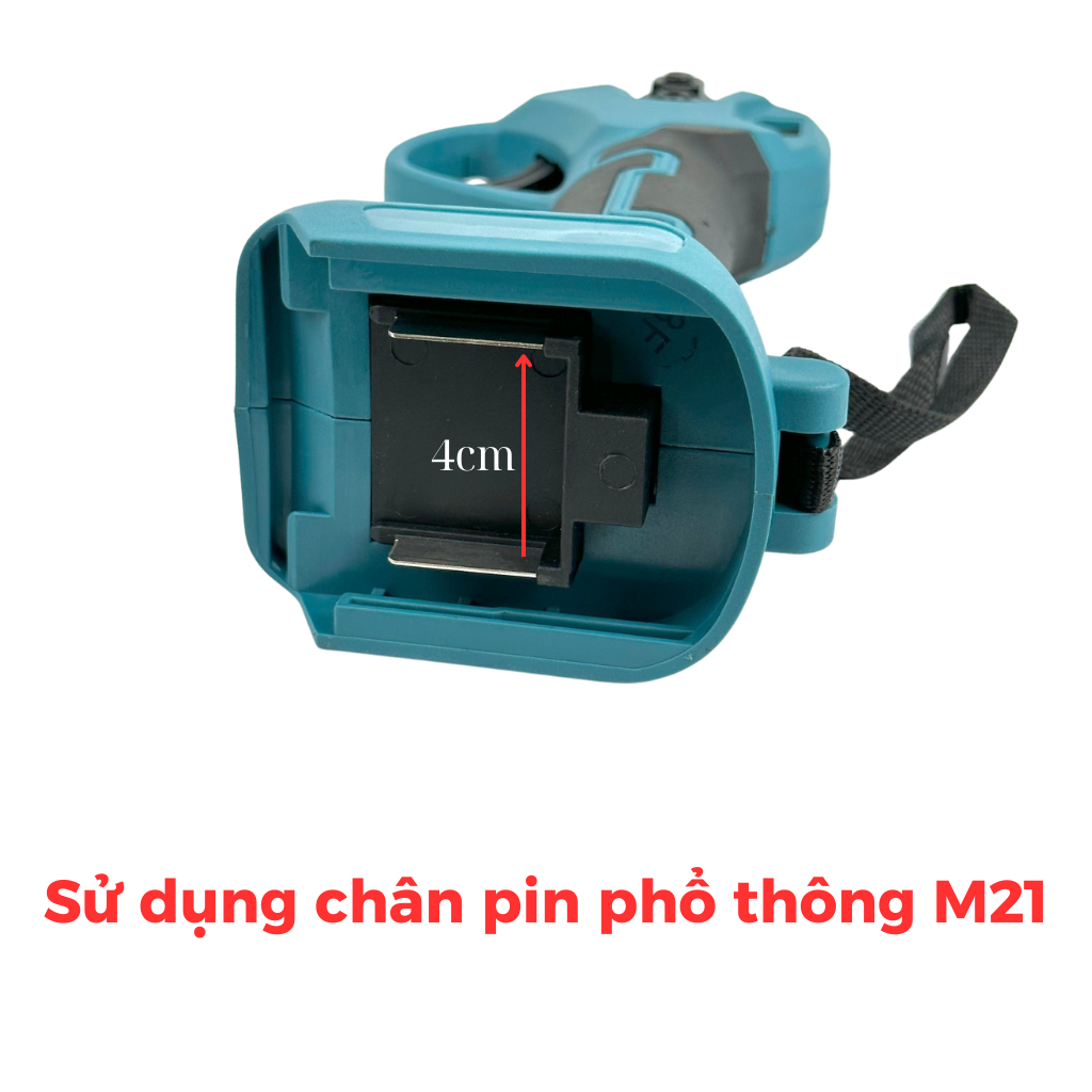 Thân máy cắt tỉa cành Navara động cơ không chổi than sử dụng chân pin phổ thông 4cm