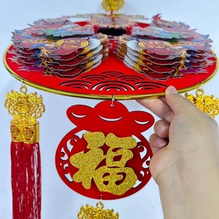 Dải treo song long 6D, trang trí decor ngày tết chữ lộc size 40 cm