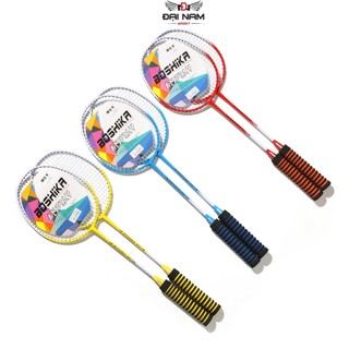 Bộ 2 Vợt Cầu Lông Căng Sẵn 8kg BSK301 Khung Hợp Kim Đại Nam Sport + Tặng 3 Quả Cầu Lông