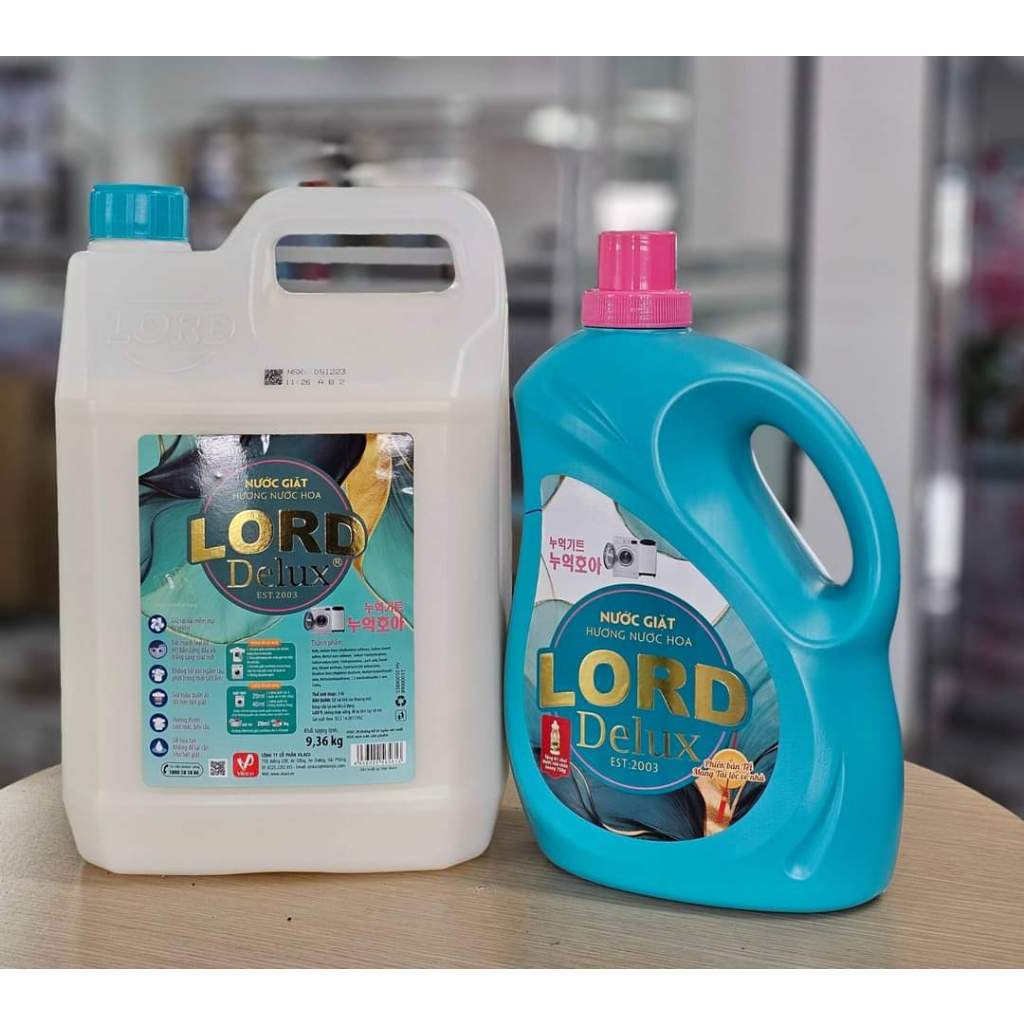 Ảnh Nước giặt Lord delux hương nước hoa 9.36kg 2