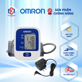 (Chính Hãng) Máy Đo Huyết Áp Omron HEM-8712 - Bảo Hành 5 Năm, Tự Động Đo Cho Kết Quả Nhanh Chóng, Chính Xác