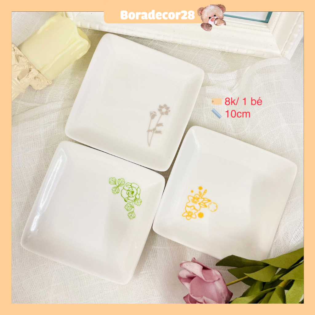 Dĩa chấm, dĩa mini gốm Nhật 2hand boradecor28 | Shopee Việt Nam