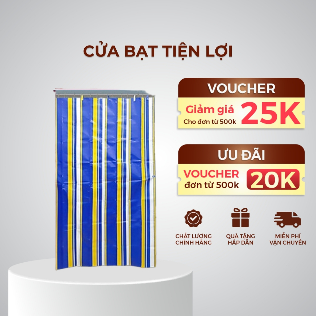 Bạt làm cửa, rèm che nhà vệ sinh khổ rộng 80cm x 1m8 (dài), rèm che ...