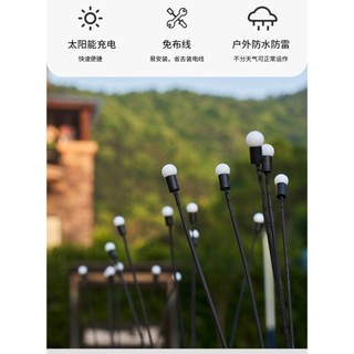 Ảnh 2 – đèn Led Đom Đóm trang trí năng lượng mặt trời, đèn trang trí sân vườn ngoài trời chống nước