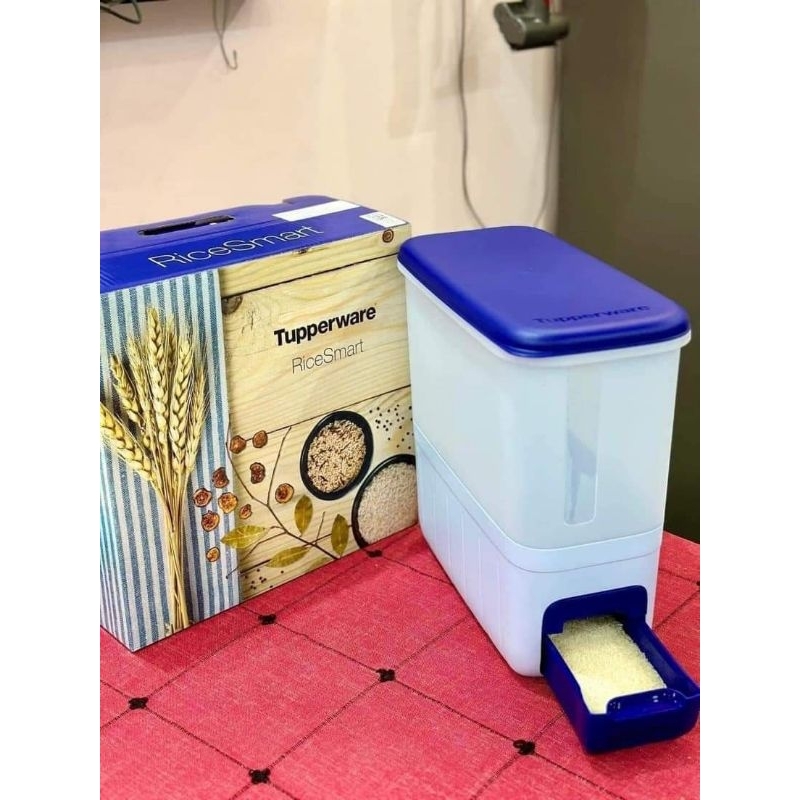 Thùng gạo 10kg Tupperware rice smart junior chính hãng | Shopee Việt Nam