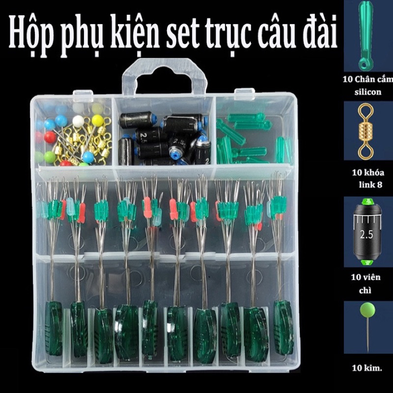 Hộp phụ kiện làm trục câu đài giá rẻ - Đồ câu Ori