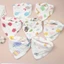Khăn Yếm Xô Tam Giác Organic Muslin Cao Cấp Cho Bé Sơ Sinh, Bé Trai, Bé Gái