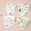 Khăn Yếm Xô Tam Giác Organic Muslin Cao Cấp Cho Bé Sơ Sinh, Bé Trai, Bé Gái