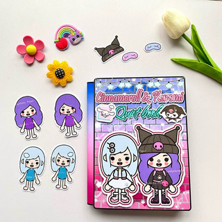 Ngôi nhà Cinamoroll VS Kuromi - búp bê giấy