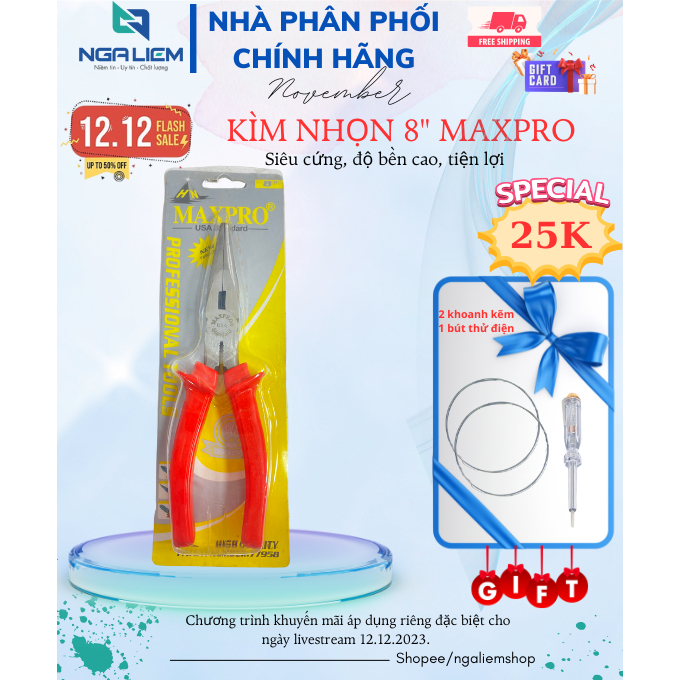 [COMBO 25] Kìm Nhọn 8