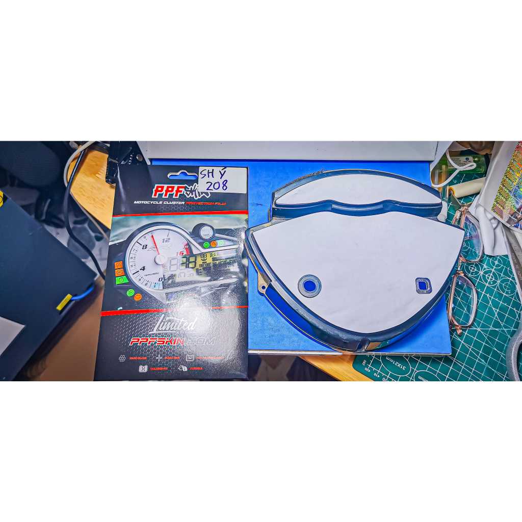 PPF SH Ý  2007 2008 ,PPF dán bảo vệ mặt đồng hồ xe , xước tự phục hồi vết xước dâm
