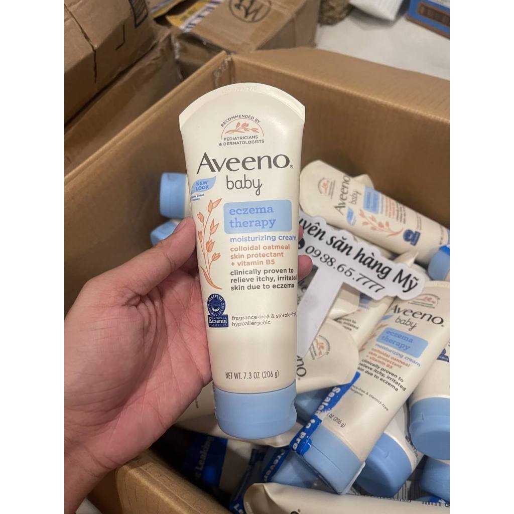 [Date 8/2025] Aveeno Kem bôi chàm cho bé Aveeno Baby Eczema Therapy