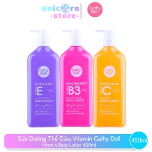 Sữa Dưỡng Thể Giàu Vitamin Cathy Doll Vitamin Body Lotion 450mL