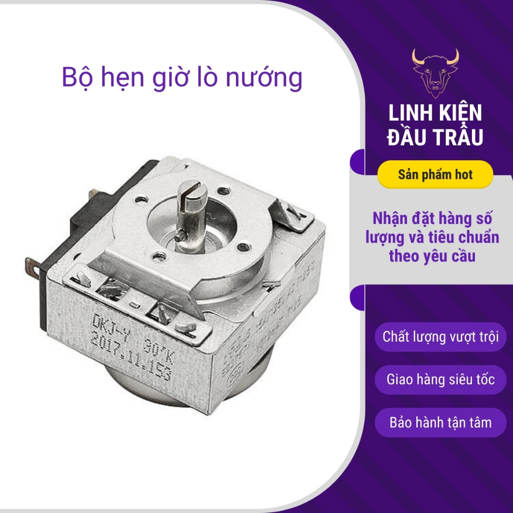 Bộ hẹn giờ lò nướng, nồi áp suất DKJ -Y 30 60 90 120 phút trục tròn ...